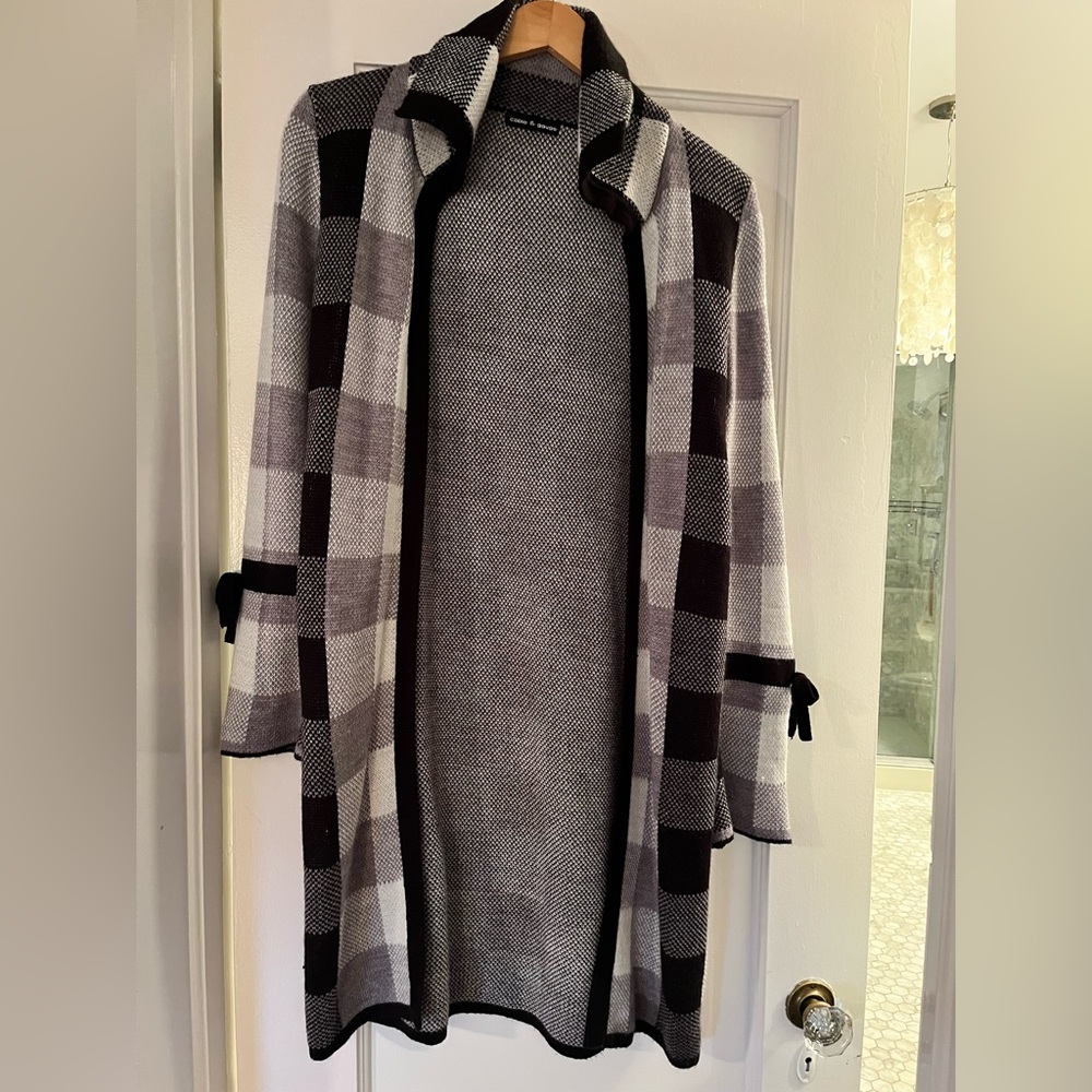 Cable & Guage Coatigan. Size M.